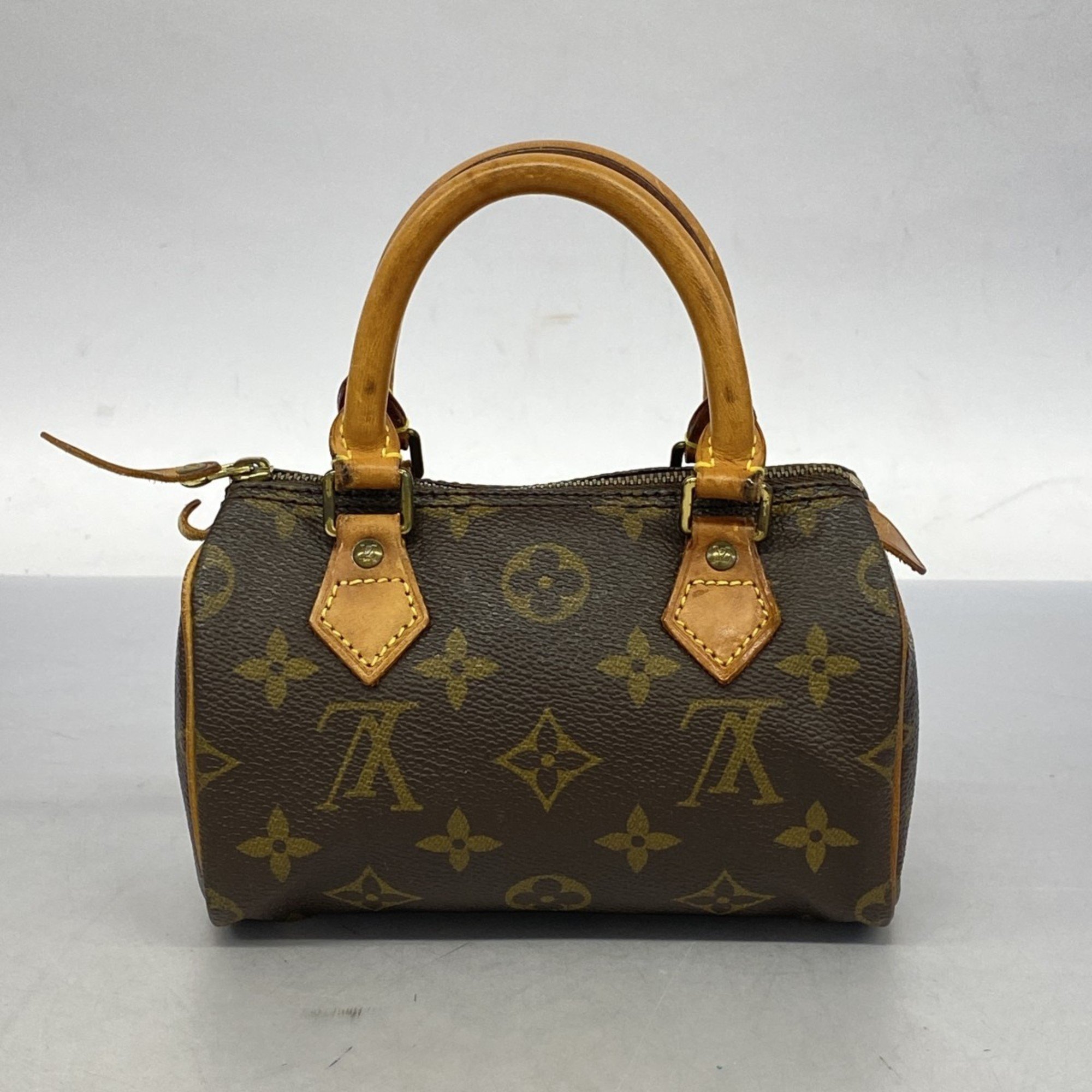 Louis Vuitton Handbag Monogram Speedy M41534 Brown Ladies