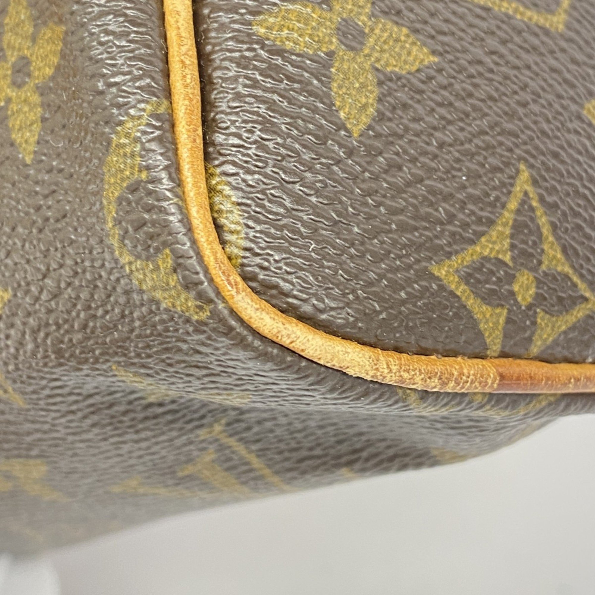 Louis Vuitton Handbag Monogram Speedy M41534 Brown Ladies