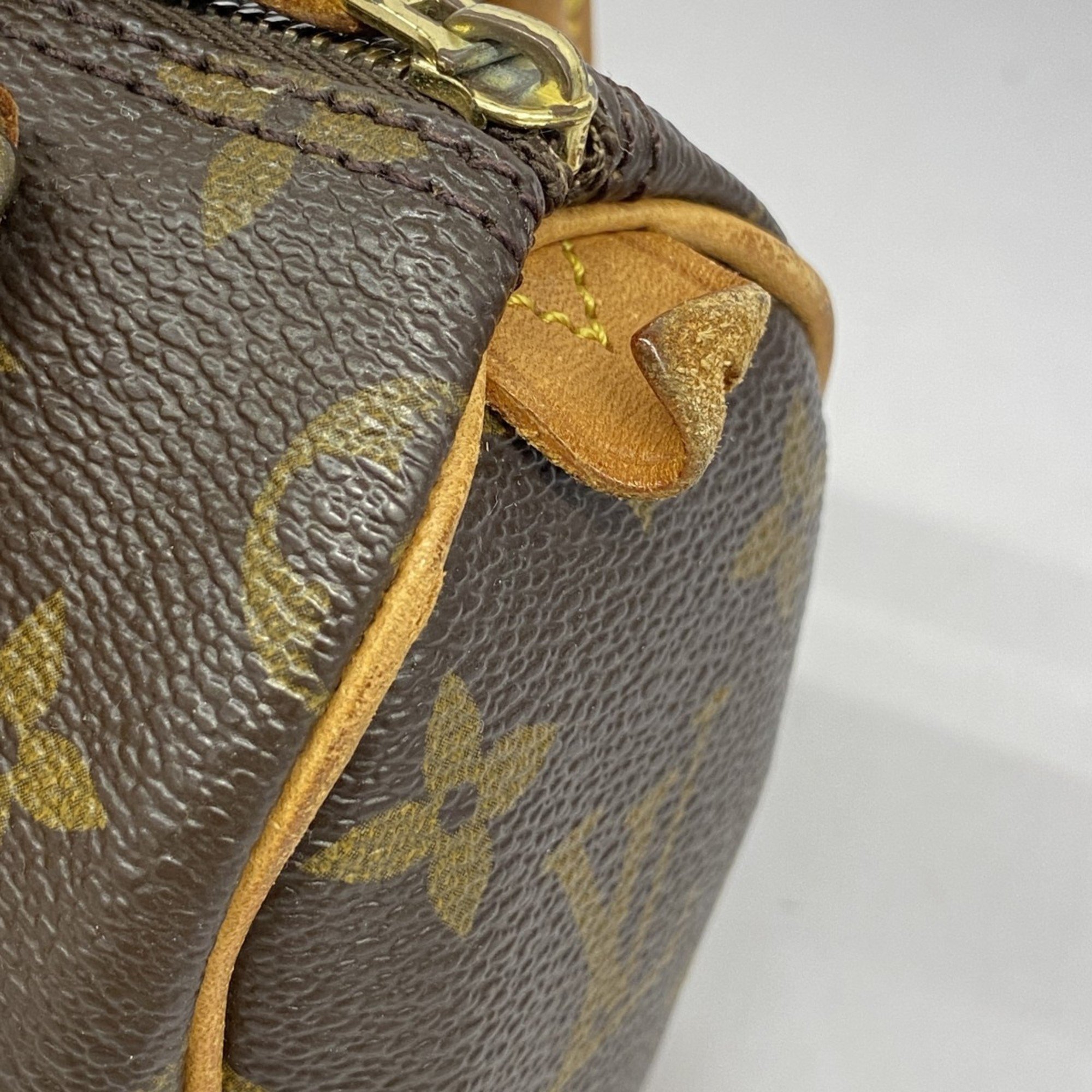 Louis Vuitton Handbag Monogram Speedy M41534 Brown Ladies