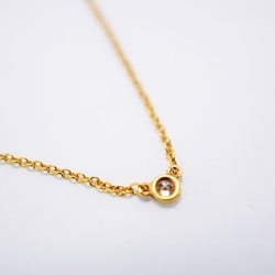 Tiffany Necklace by the Yard 1PD Diamond K18YG Yellow Gold Ladies