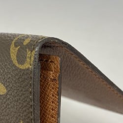 Louis Vuitton Long Wallet Monogram Portefeuille Yen M61818 Brown Men's Women's