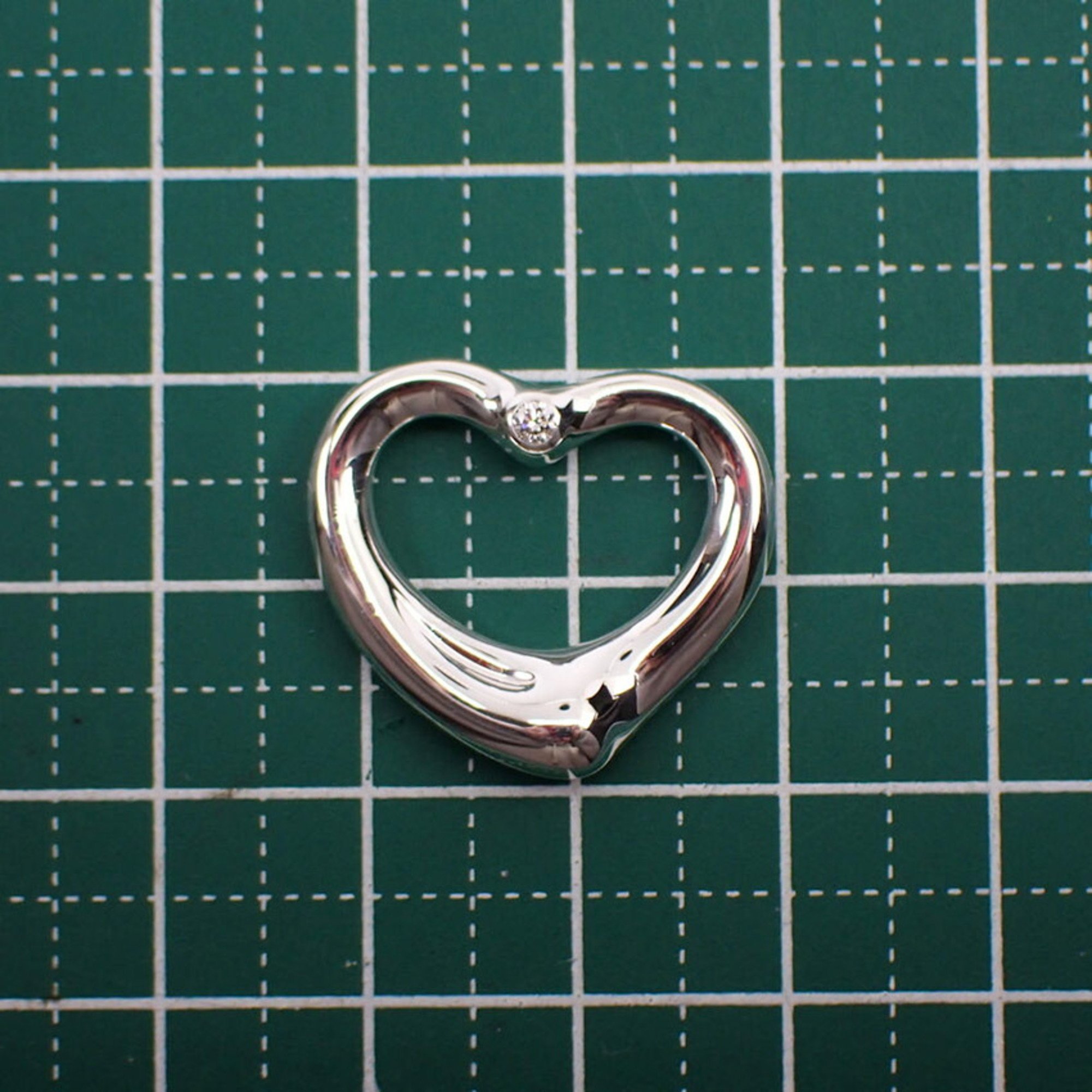 TIFFANY 925 diamond heart pendant