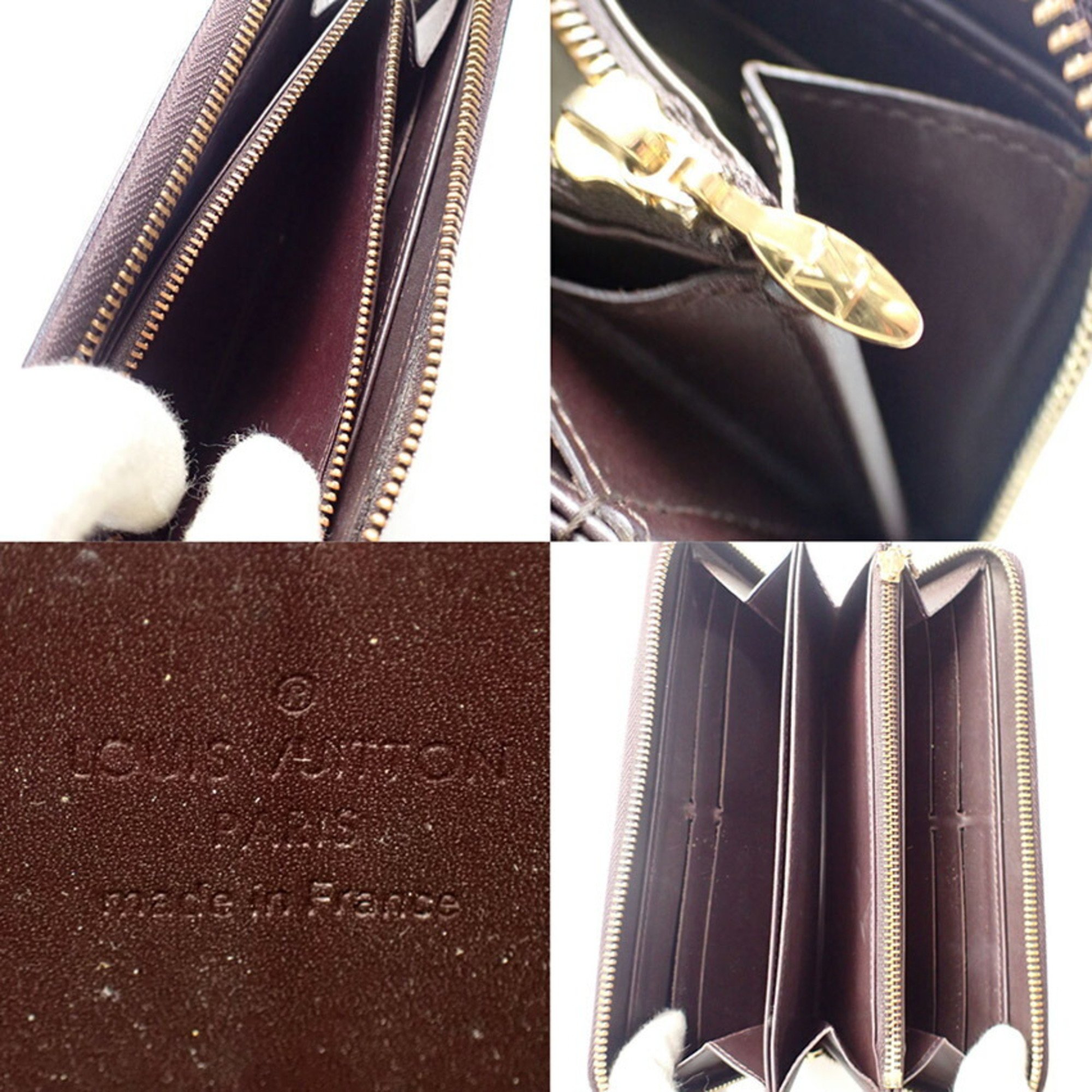 Louis Vuitton Vernis Zippy Wallet M93522 Long