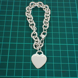 TIFFANY Tiffany SV925 Heart Bracelet