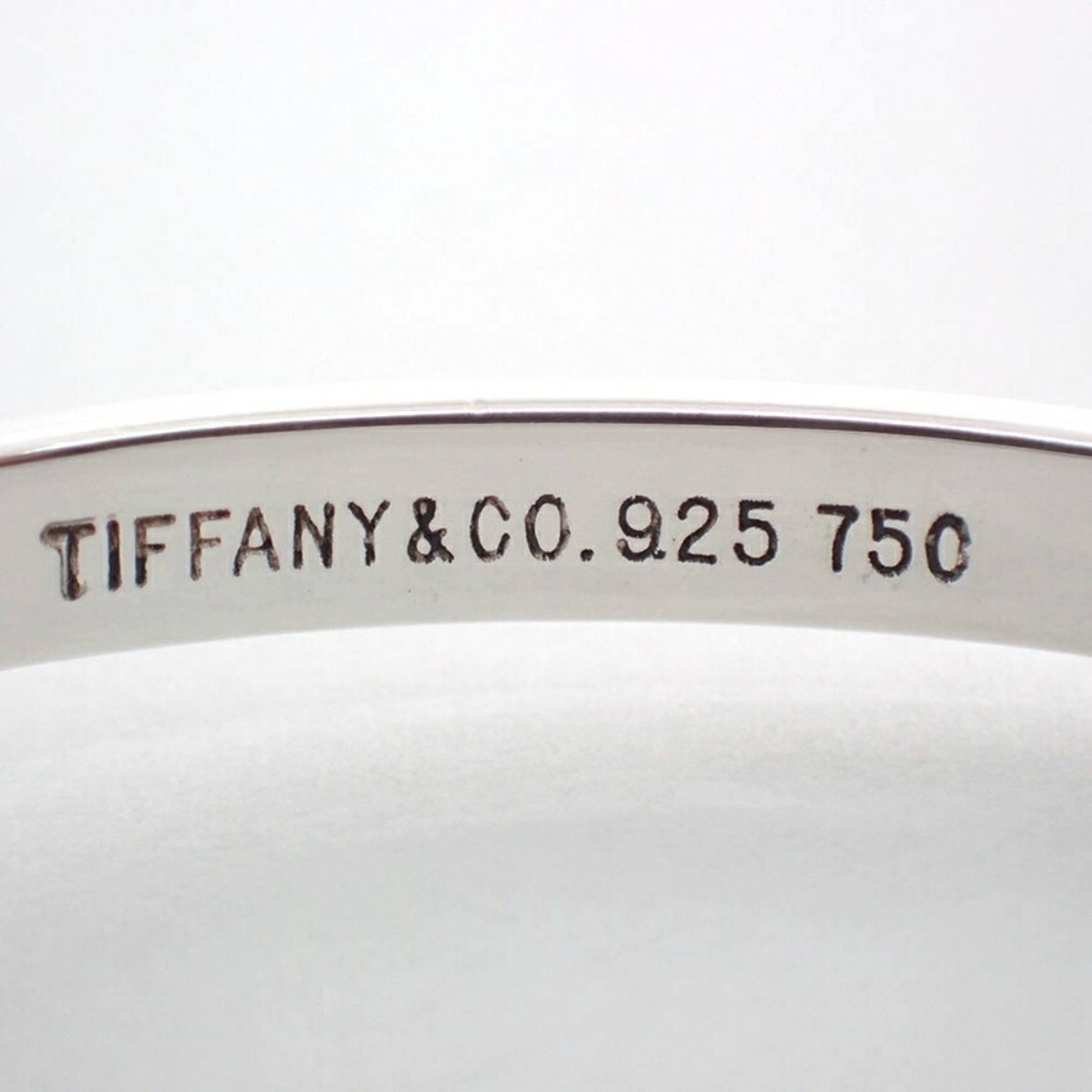 TIFFANY Tiffany SV925 750 Hook & Eye Bangle