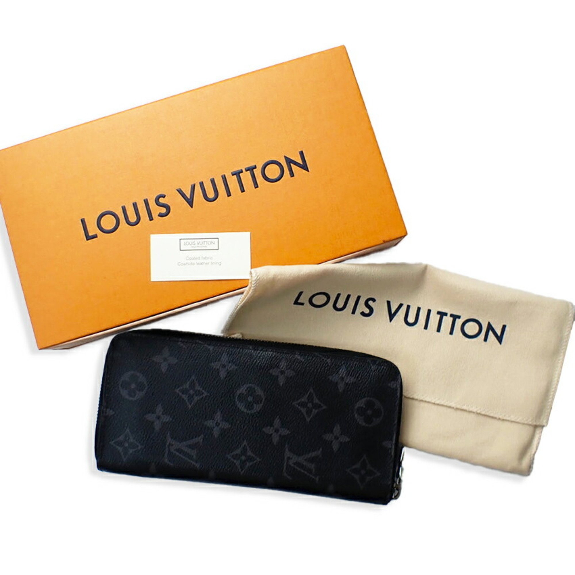 Louis Vuitton Monogram Eclipse Vertical M62295 Long Wallet