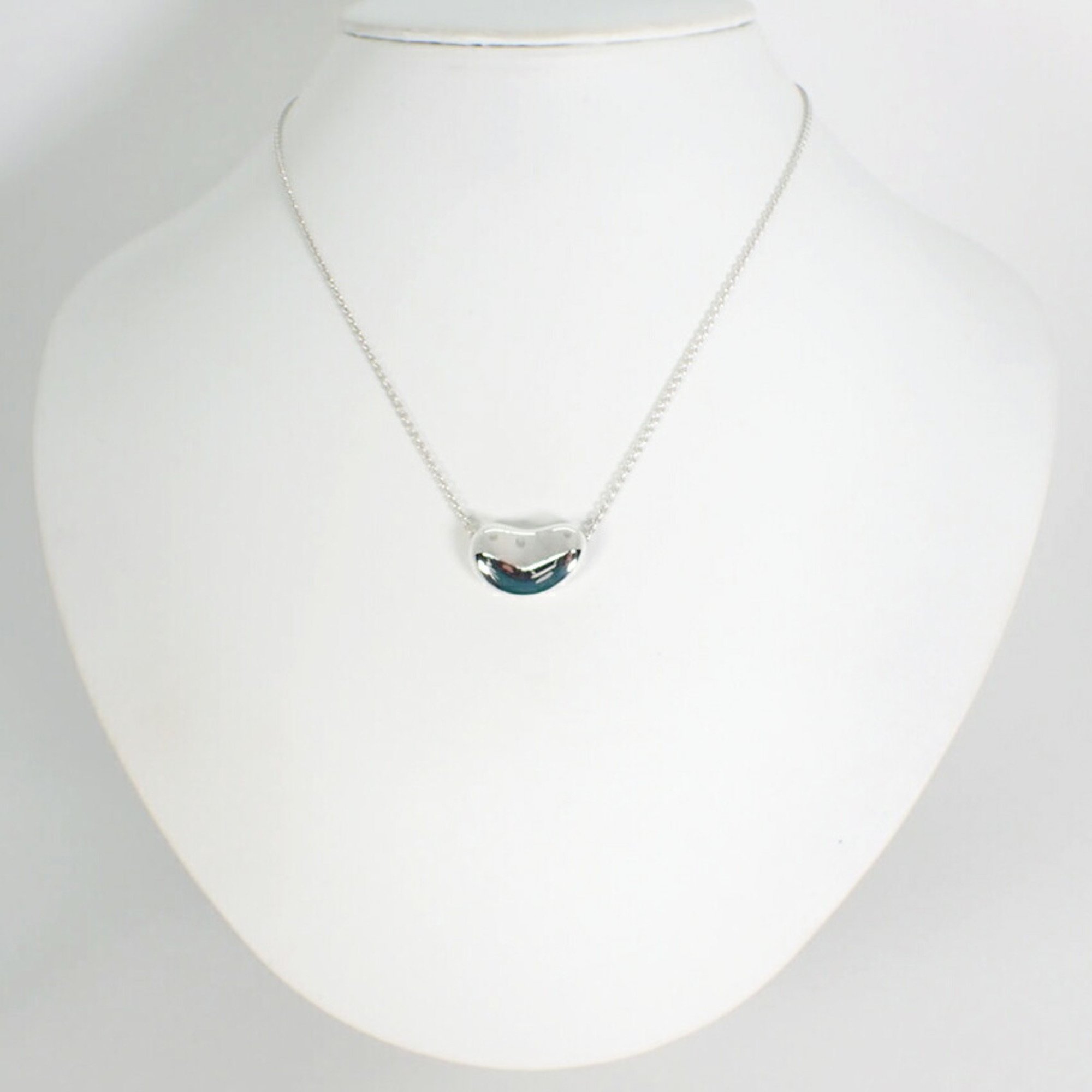 TIFFANY Tiffany 925 Bean Pendant Necklace