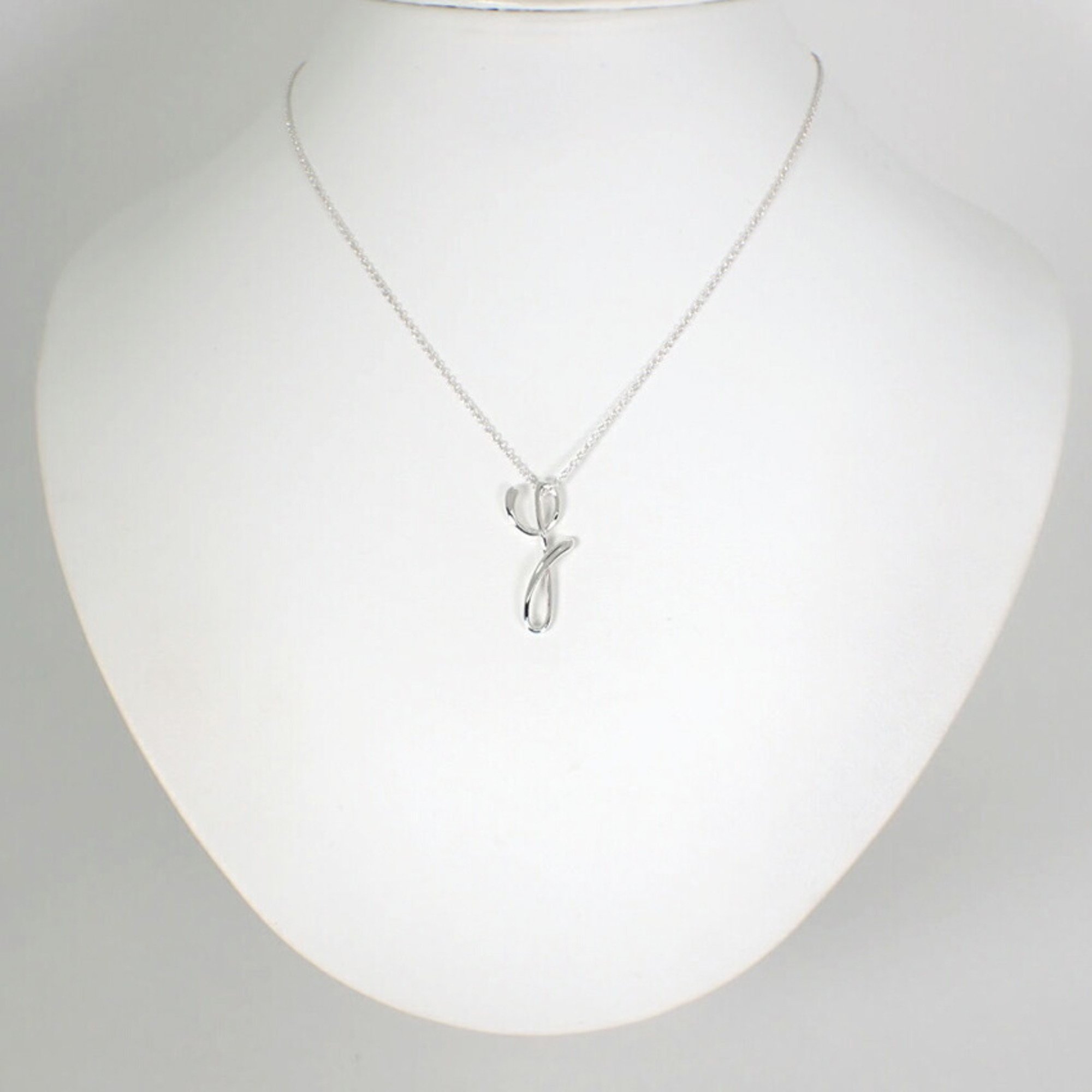 TIFFANY 925 Initial Y Pendant Necklace