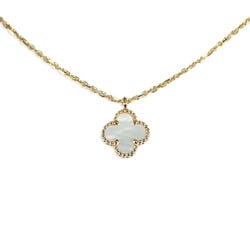 VanCleef & Arpels 750 Sweet Alhambra White Shell Necklace