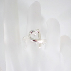 TIFFANY 925 Loving Heart Ring Size 8