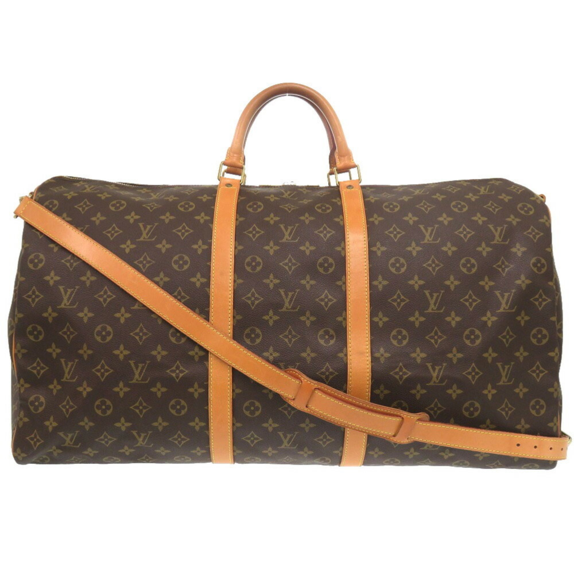 Louis Vuitton Keepall Bandouliere 60 Monogram M41412 Boston Bag LV 0965 LOUIS VUITTON