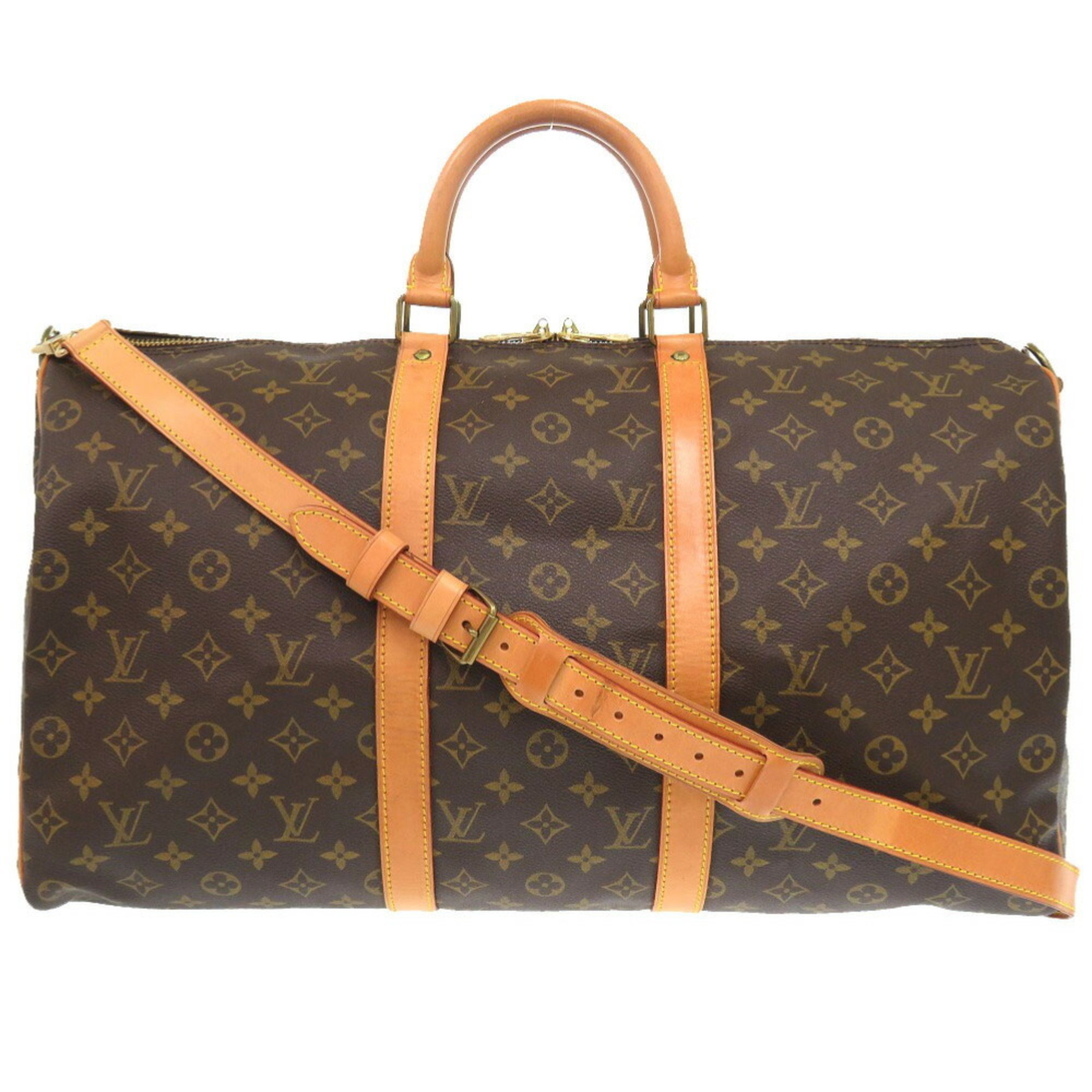 Louis Vuitton Keepall Bandouliere 50 Monogram M41416 Boston Bag LV 0891 LOUIS VUITTON