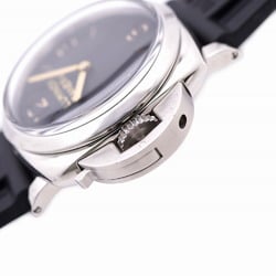 Panerai Luminor 3 Days Acciaio Left Hand PAM00557 Hand-wound Watch SS/Rubber Black 0205OFFICINE PANERAI Men's