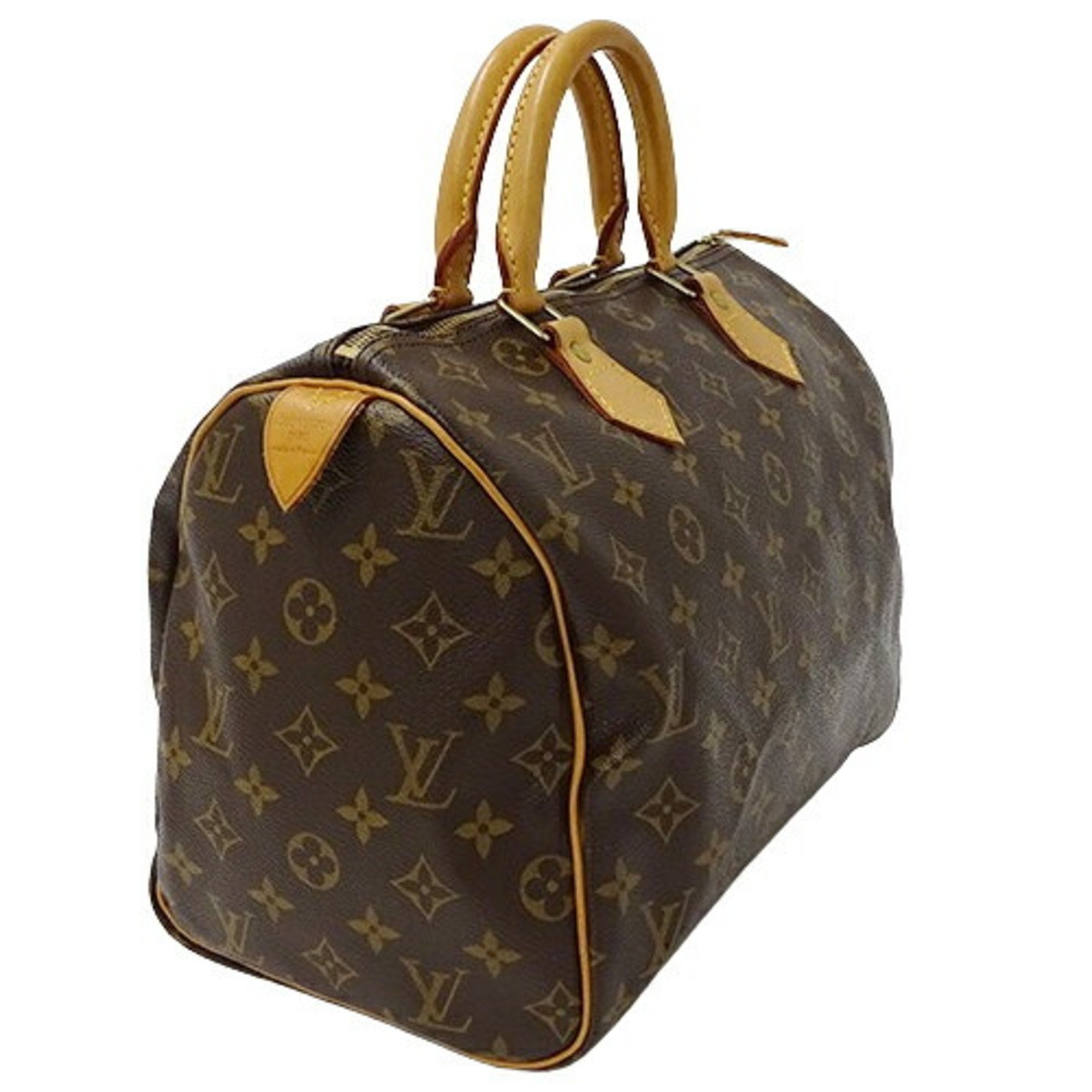 Louis Vuitton LOUIS VUITTON Bag Monogram Women's Handbag Speedy 30 M41526 Brown Boston