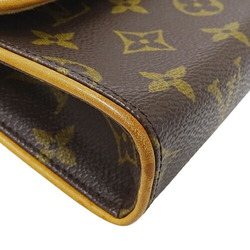 Louis Vuitton LOUIS VUITTON Bag Monogram Women's Body Waist Pouch Pochette Florentine XS M51855