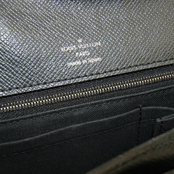 Louis Vuitton Second Bag Taiga Belaia M32592 Ardoise Clutch Black Men's LOUIS VUITTON