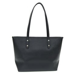 Coach Tote Bag City Zip Top F58846 Black Leather Women's COACH