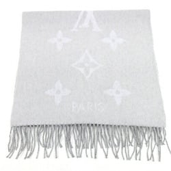 Louis Vuitton Scarf Reykjavik Gradient M76336 Grey 100% Cashmere Stole Large LV Initials Women's LOUIS VUITTON