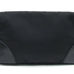 Prada Waist Pouch BM0003 Black Nylon Leather Belt Bag Body Women's PRADA