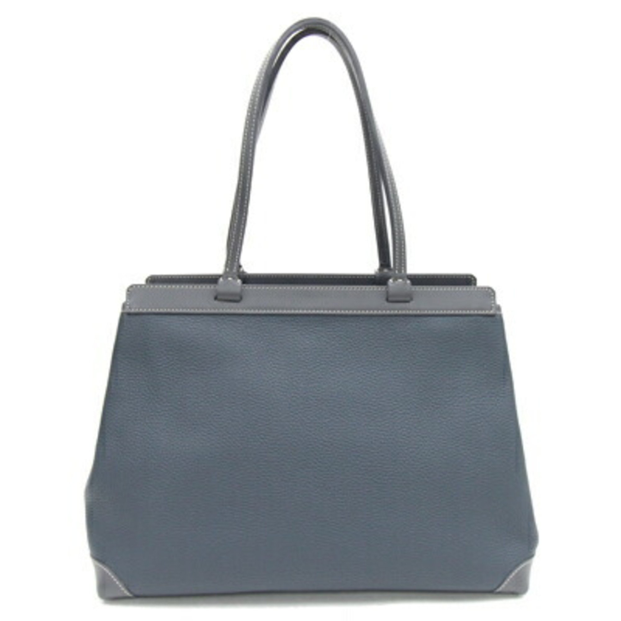 GOYARD Tote Bag Belle Chasse Beyond PM Grey Leather Women's