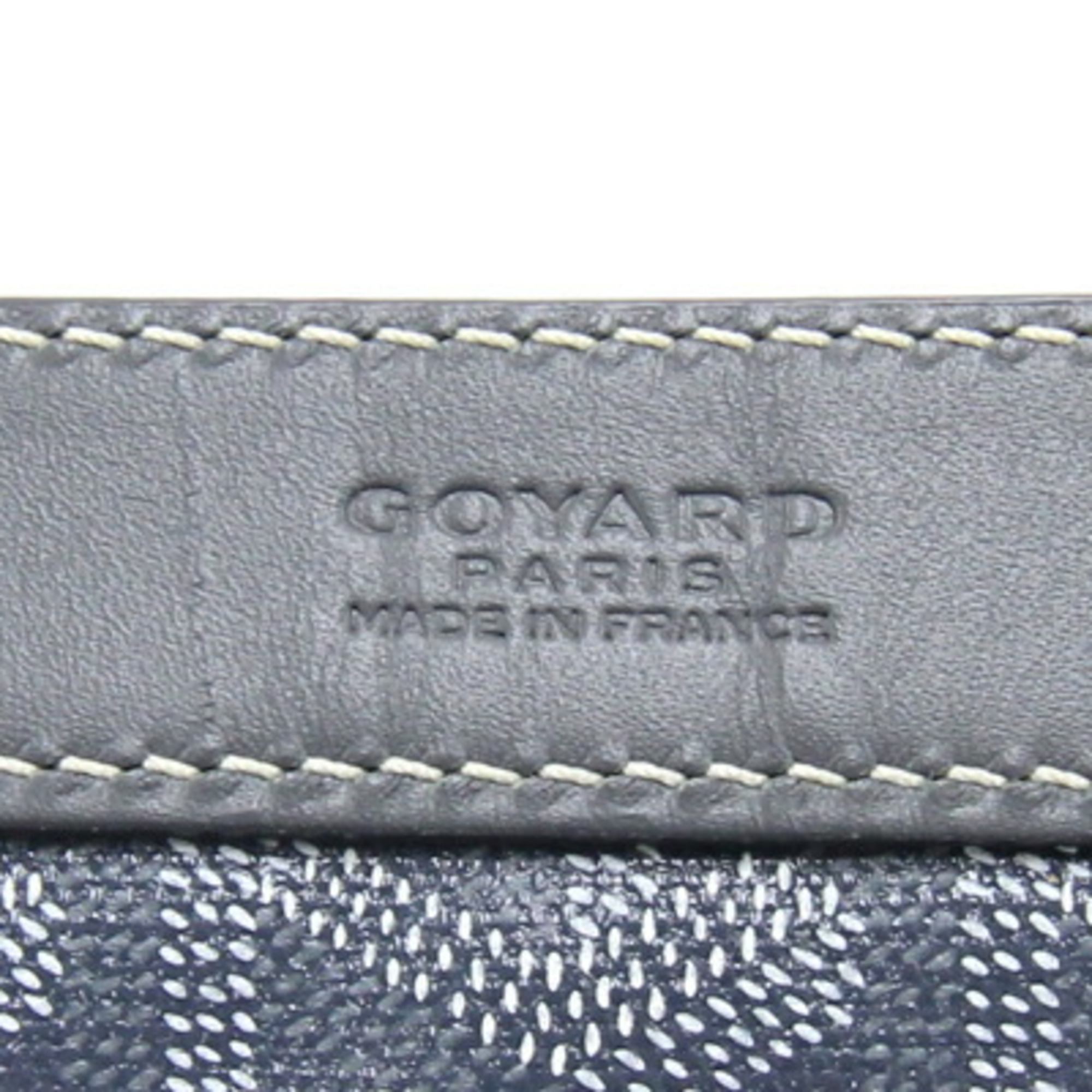 GOYARD Tote Bag Belle Chasse Beyond PM Grey Leather Women's