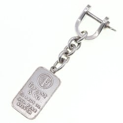 Tiffany Keychain Silver Ingot 1/2oz Men's Women's Keyring TIFFANY&Co.