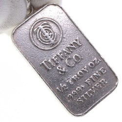 Tiffany Keychain Silver Ingot 1/2oz Men's Women's Keyring TIFFANY&Co.