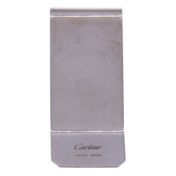 Louis Vuitton Money Clip Bill Champs Elysees M65041 Silver Steel Wallet Men's LOUIS VUITTON