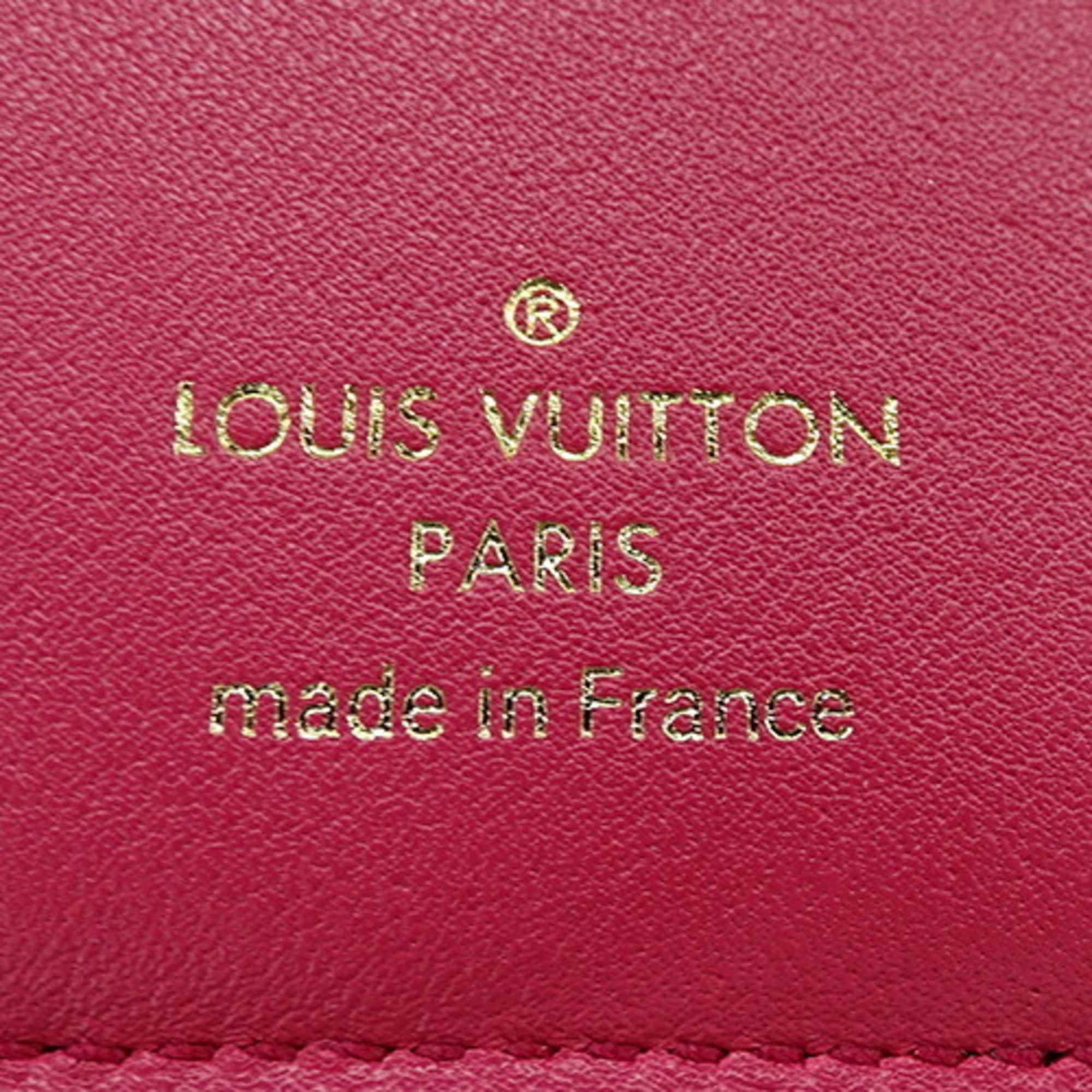 Louis Vuitton LOUIS VUITTON Wallet Women's Tri-fold Portefeuille Capucines XS Noir M68587 RA2240 Compact