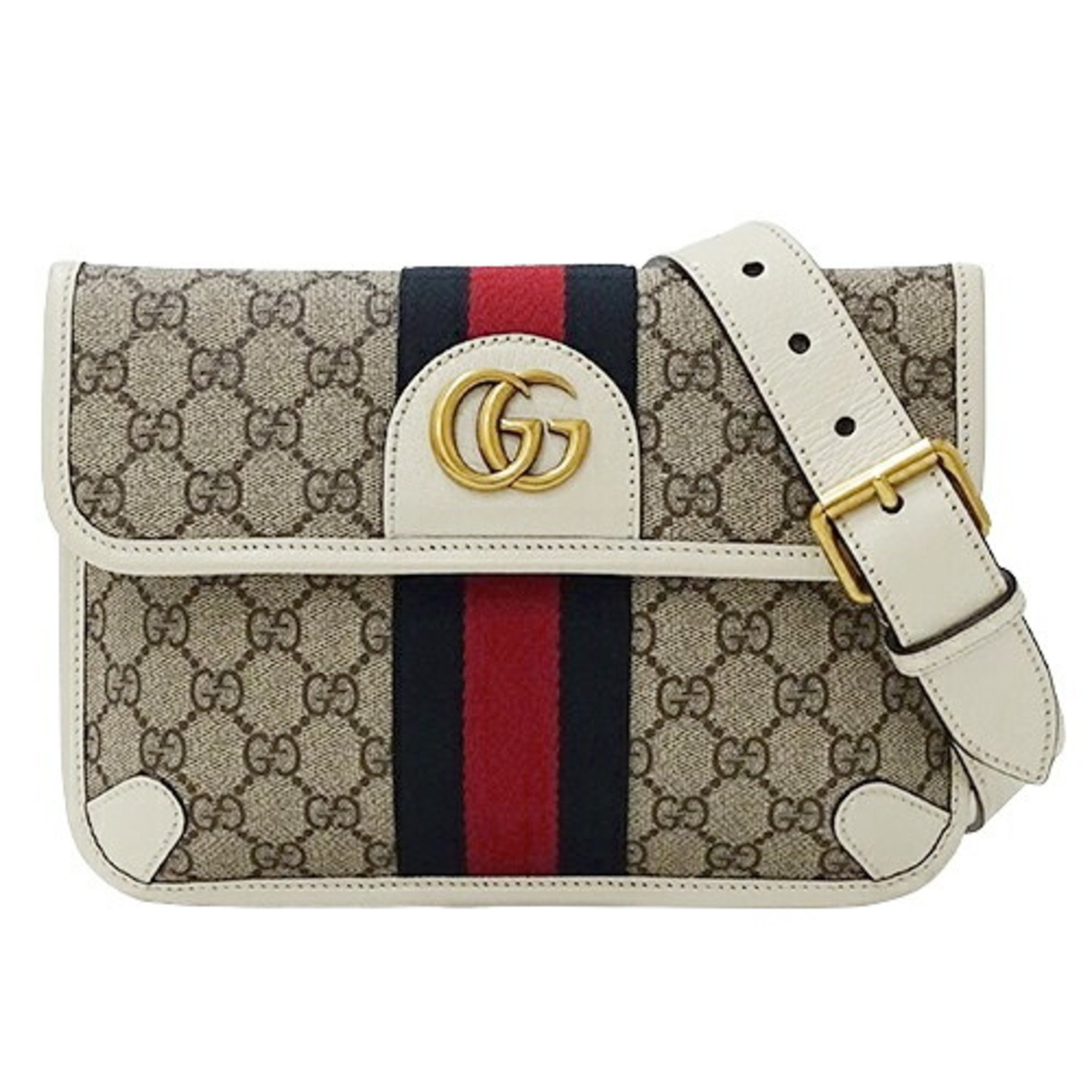 GUCCI Bags for Women and Men, Body Bags, Waist Ophidia GG Supreme, Beige, White, 674081, Belt