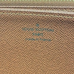 Louis Vuitton Long Wallet Monogram Zippy M42616 Brown Men's Women's