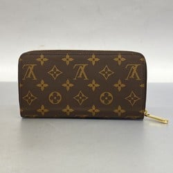 Louis Vuitton Long Wallet Monogram Zippy M42616 Brown Men's Women's