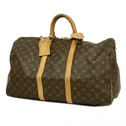 Louis Vuitton Boston Bag Monogram Keepall 50 M41426 Brown Men's Women's