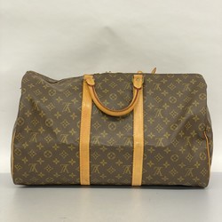 Louis Vuitton Boston Bag Monogram Keepall 50 M41426 Brown Men's Women's