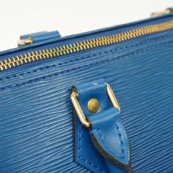 Louis Vuitton Handbag Epi Speedy 30 M43005 Toledo Blue Ladies