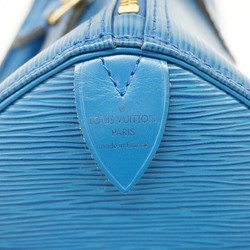 Louis Vuitton Handbag Epi Speedy 30 M43005 Toledo Blue Ladies