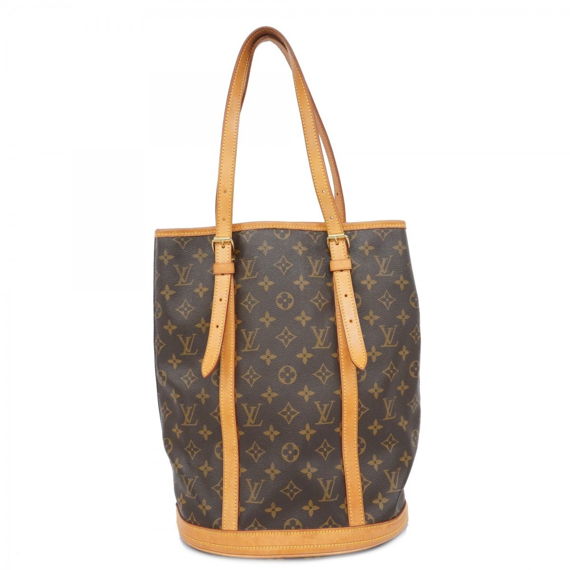 Louis Vuitton Tote Bag Monogram Bucket GM M42236 Brown Women's