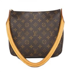 Louis Vuitton Shoulder Bag Monogram Looping MM M51146 Brown Women's