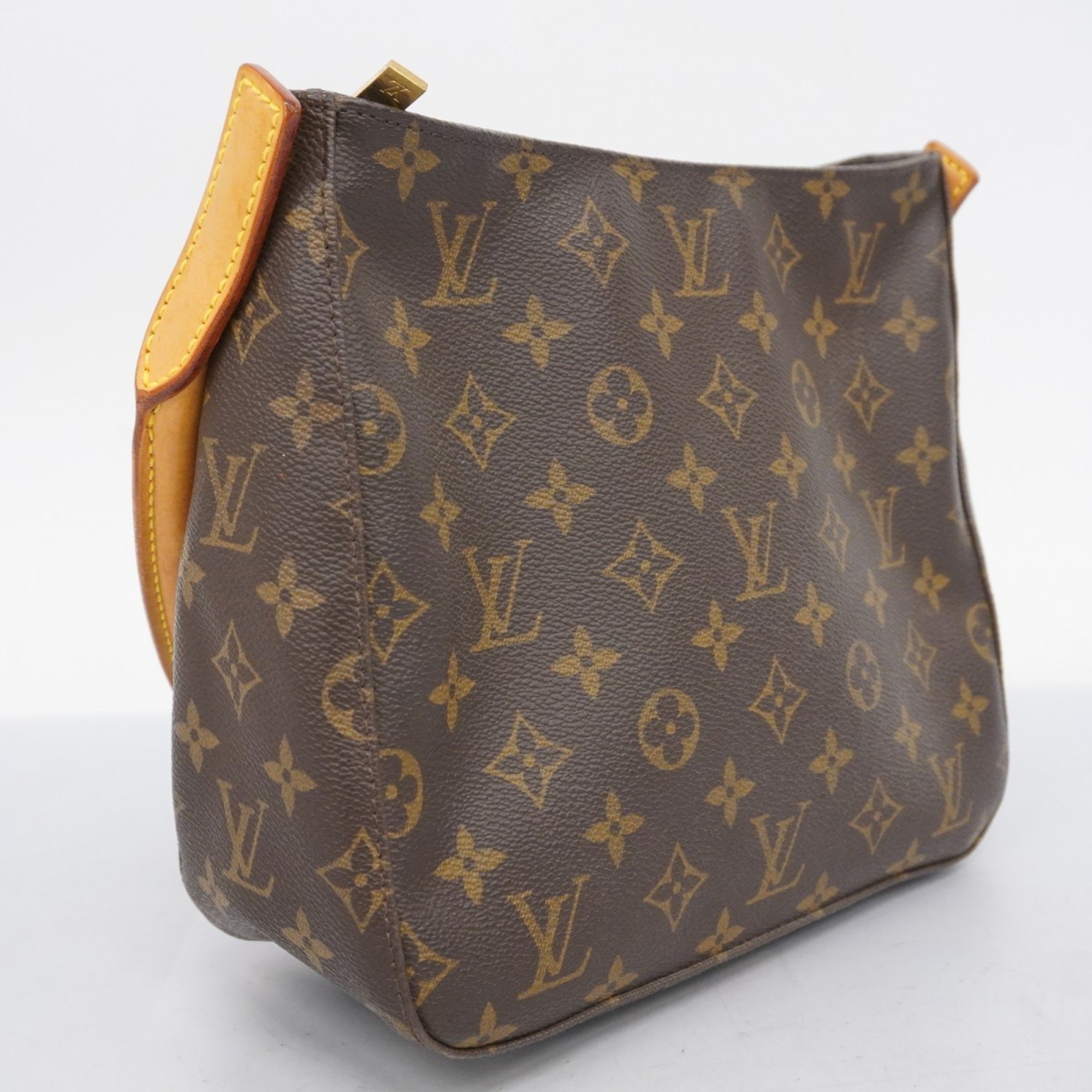 Louis Vuitton Shoulder Bag Monogram Looping MM M51146 Brown Women's