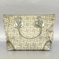 Celine handbag white silver ladies