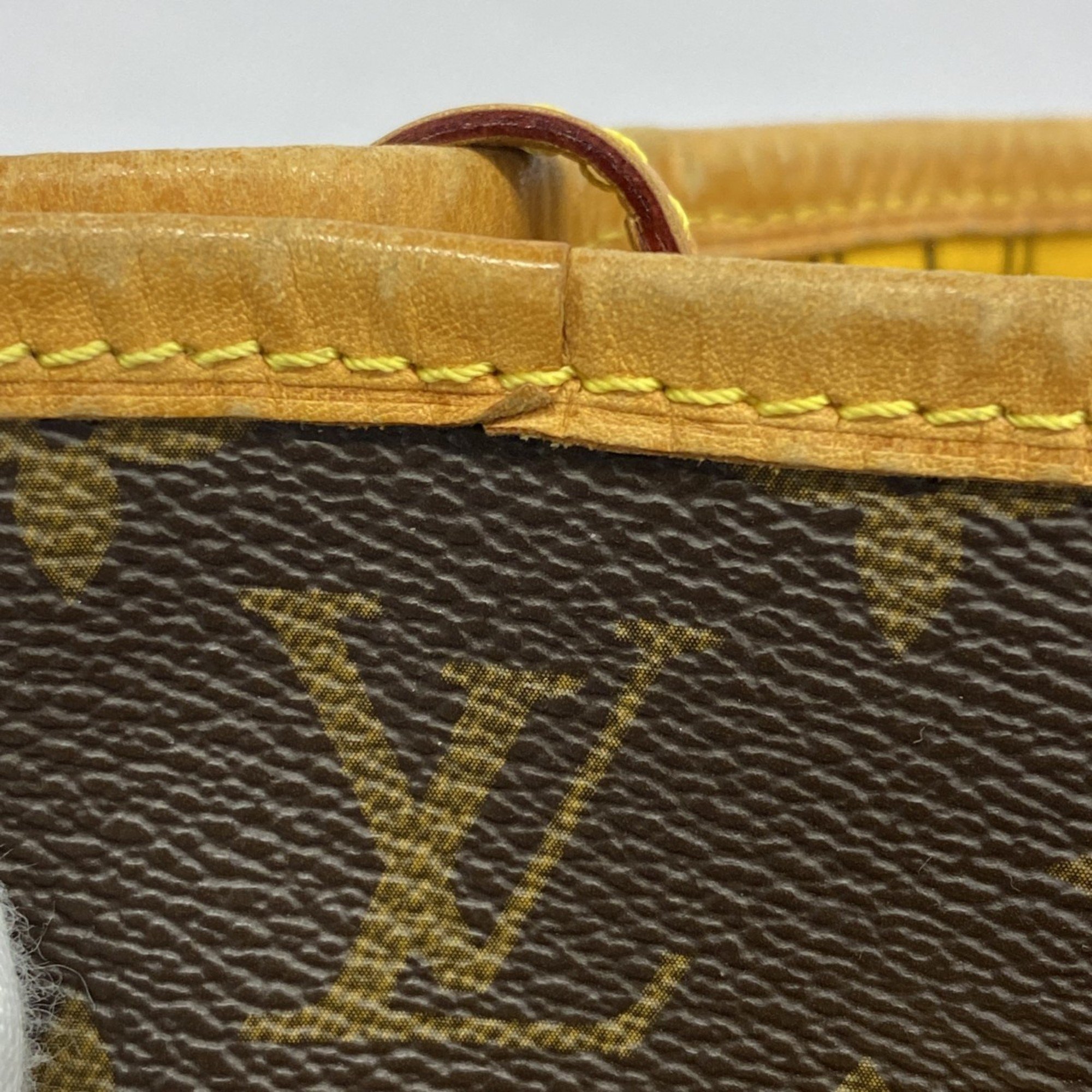 Louis Vuitton Tote Bag Monogram Neverfull MM M40997 Brown Mimosa Ladies