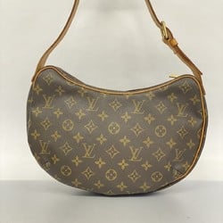 Louis Vuitton Shoulder Bag Monogram Croissant MM M51512 Brown Women's