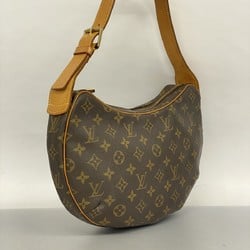 Louis Vuitton Shoulder Bag Monogram Croissant MM M51512 Brown Women's