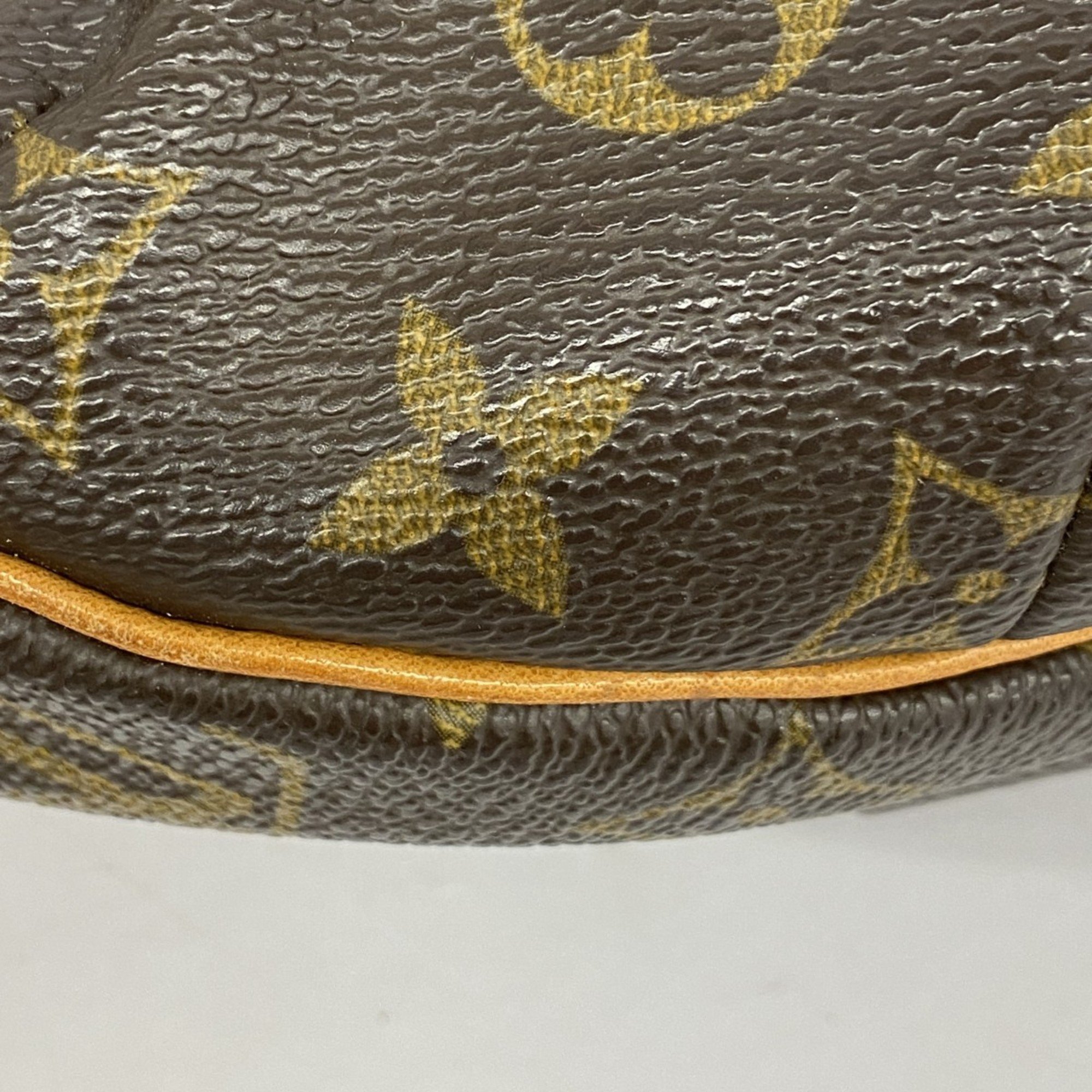 Louis Vuitton Shoulder Bag Monogram Croissant MM M51512 Brown Women's