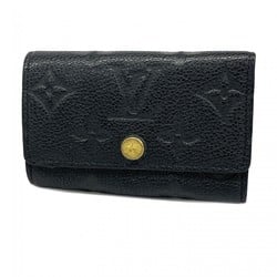 Louis Vuitton Key Case Monogram Empreinte Multicle 6 M64421 Noir Men's Women's