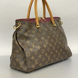 Louis Vuitton Handbag Monogram Pallas M40906 Brown Aurore Ladies