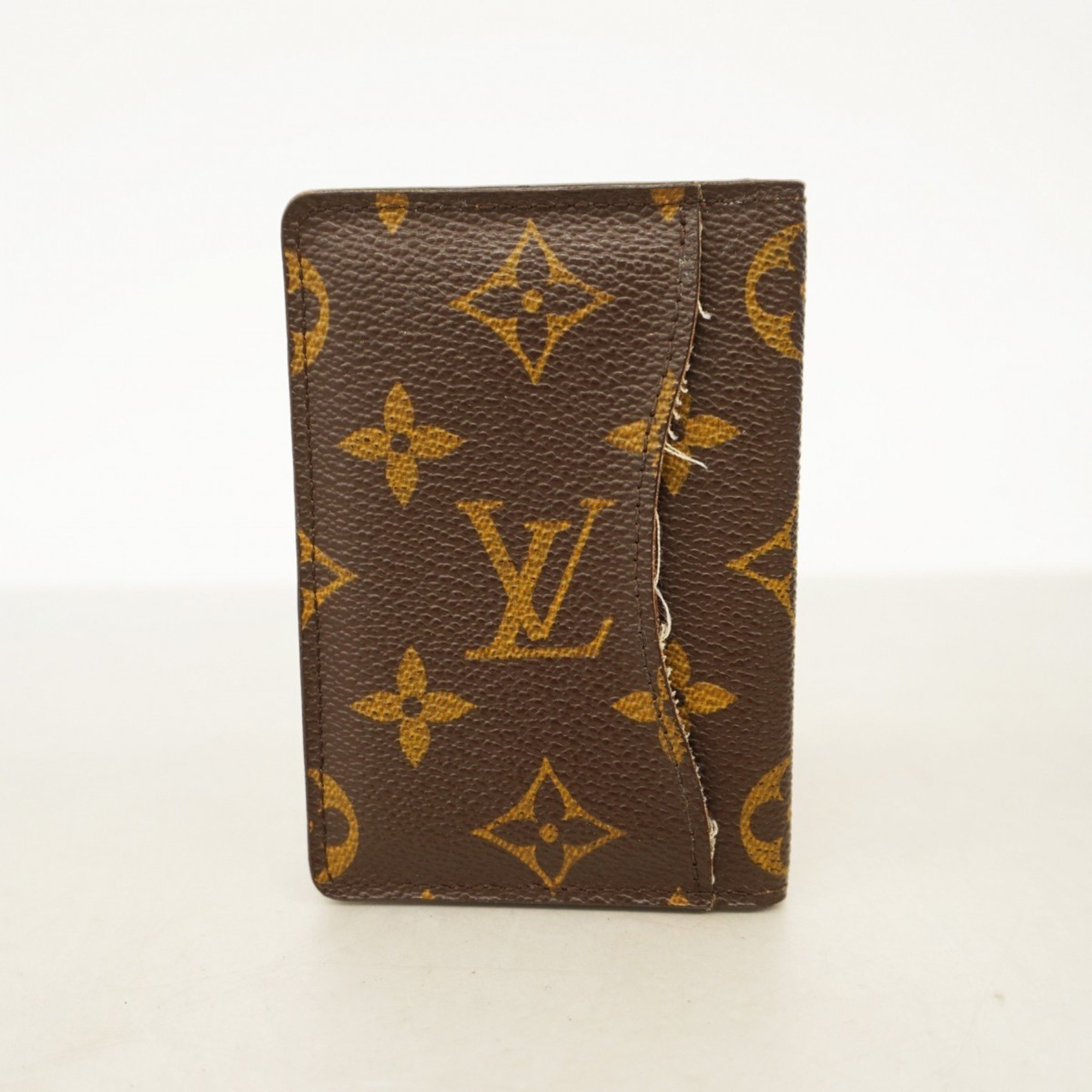 Louis Vuitton Business Card Holder/Card Case Monogram Organizer de Poche M61732 Brown Men's Women's