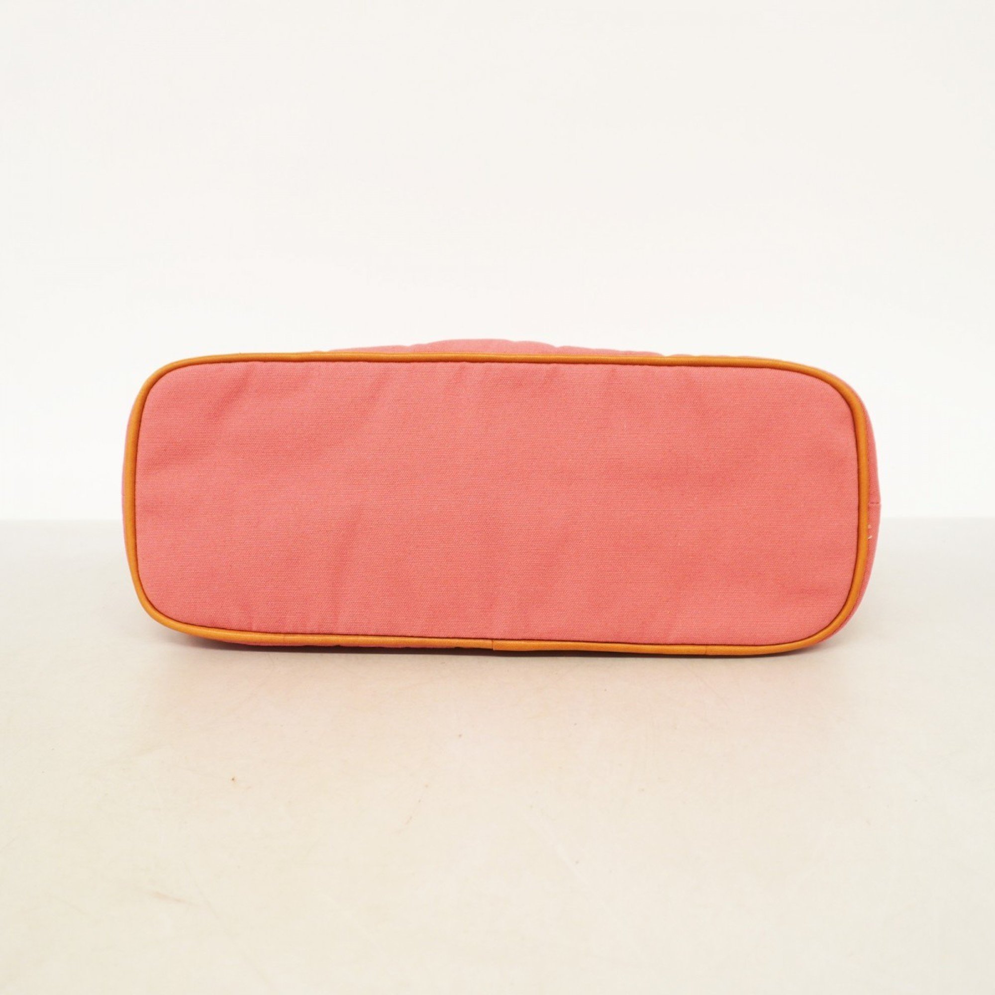 Hermes Pouch Bolide 34 Canvas Pink Women's