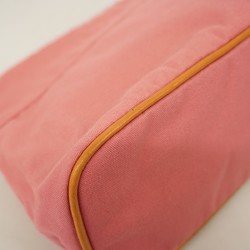 Hermes Pouch Bolide 34 Canvas Pink Women's