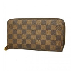 Louis Vuitton Long Wallet Damier Zippy N41661 Ebene Men's Women's